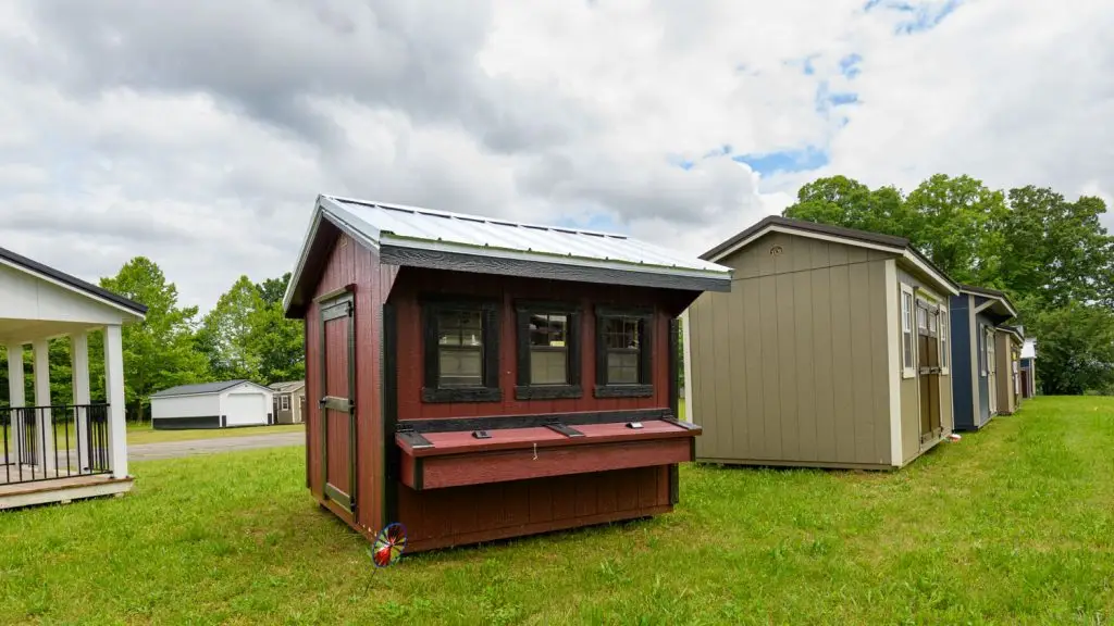 Red Barn style chicken coop