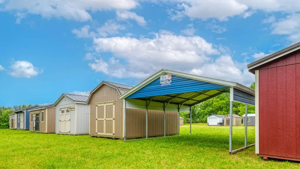 Portable Storage Buildings and Carport